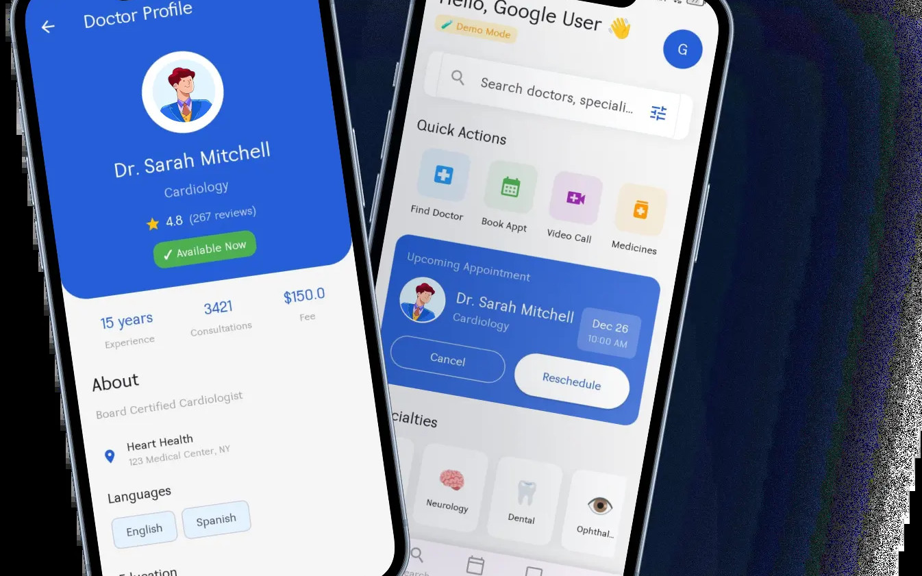 Doctor Clinic Appointment App — Mobile Product